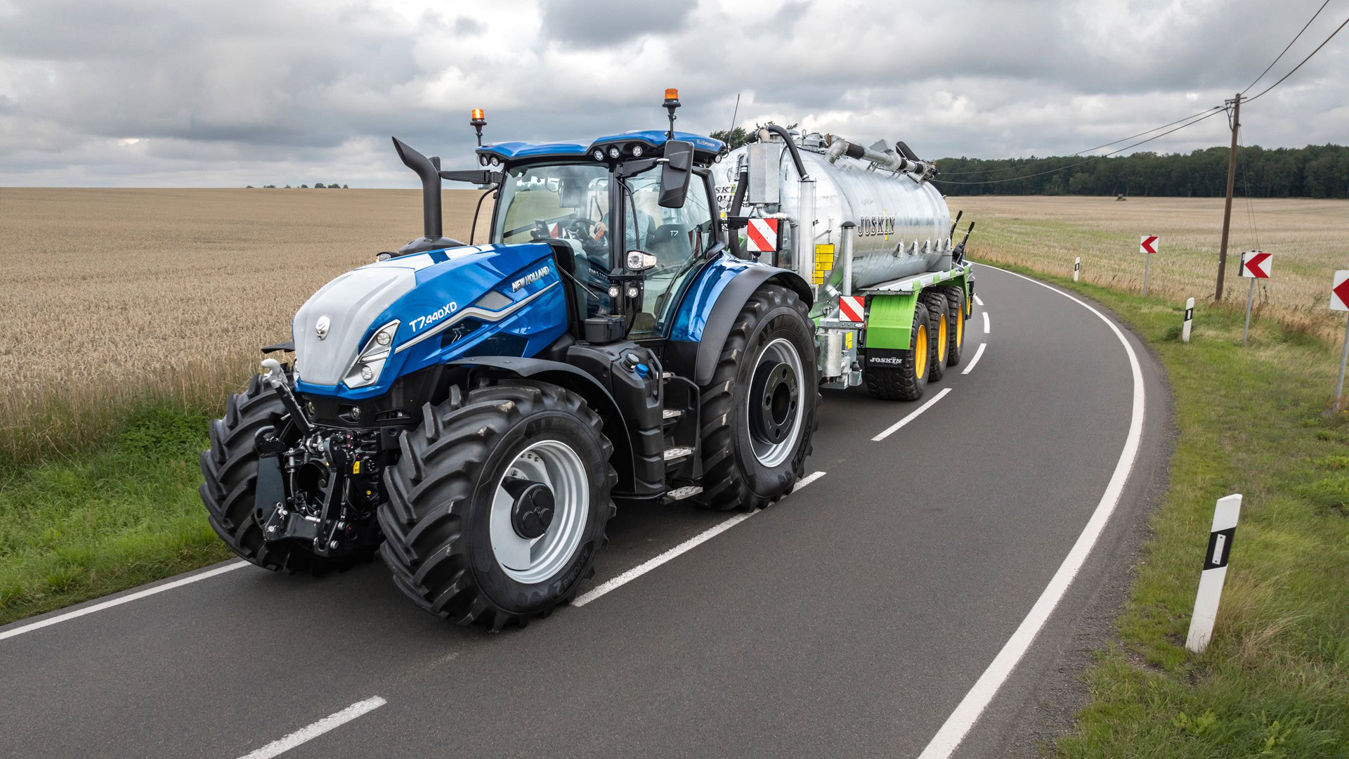 Tracteur New Holland T7050 - Modèle Réduit Ros 1/32, Neuf - Collection Miniature Agricole