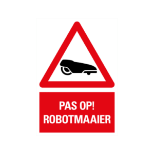 Pasop Robotmaaier